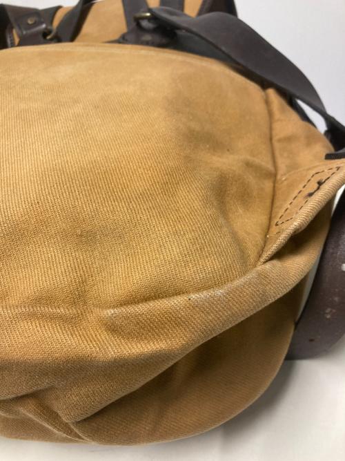 C.C. Filson（フィルソン）C.C. Filson (フィルソン) RUCK SACK / レザーコンビキャンバスバックパック キャメルの古着・服飾アイテム