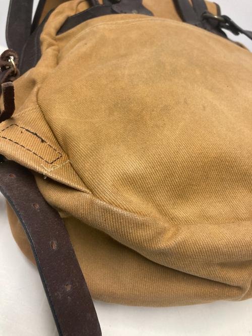 C.C. Filson（フィルソン）C.C. Filson (フィルソン) RUCK SACK / レザーコンビキャンバスバックパック キャメルの古着・服飾アイテム