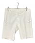 BRIEFING（ブリーフィング）の古着「ストレッチハーフパンツ」｜ホワイト
