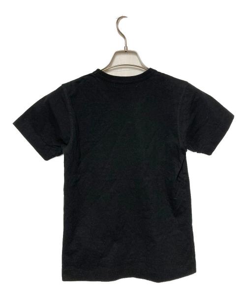 PLAY COMME des GARCONS（プレイコムデギャルソン）PLAY COMME des GARCONS (プレイコムデギャルソン) ワンポイント刺繍Tシャツ ブラック サイズ:Sの古着・服飾アイテム