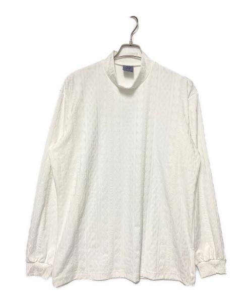UNITED ARROWS GOLF（ユナイテッドアローズゴルフ）UNITED ARROWS GOLF (ユナイテッドアローズゴルフ) モックネックロングスリーブカットソー ホワイト サイズ:XL 未使用品の古着・服飾アイテム