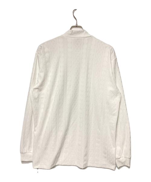UNITED ARROWS GOLF（ユナイテッドアローズゴルフ）UNITED ARROWS GOLF (ユナイテッドアローズゴルフ) モックネックロングスリーブカットソー ホワイト サイズ:XL 未使用品の古着・服飾アイテム