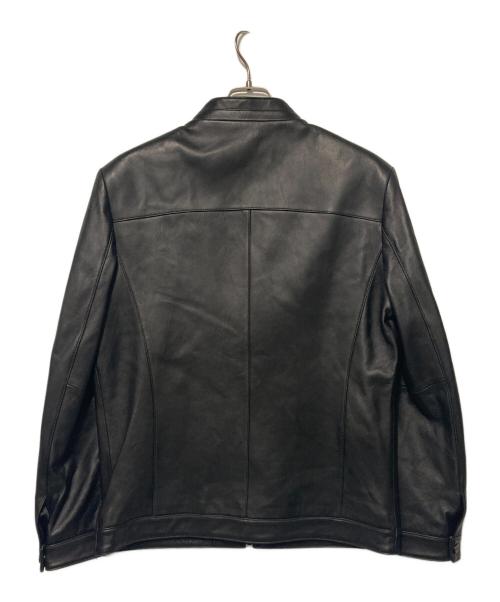Vesgioia（ベスジョーヤ）Vesgioia (ベスジョーヤ) ラムレザーシングルライダースジャケット ブラック サイズ:52 未使用品の古着・服飾アイテム