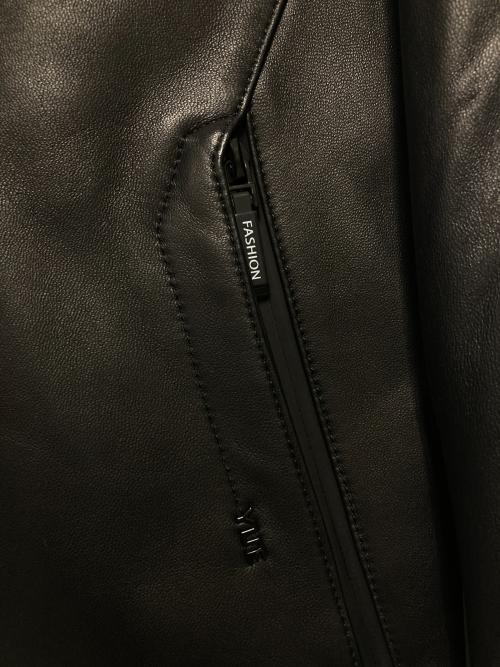 Vesgioia（ベスジョーヤ）Vesgioia (ベスジョーヤ) ラムレザーシングルライダースジャケット ブラック サイズ:52 未使用品の古着・服飾アイテム