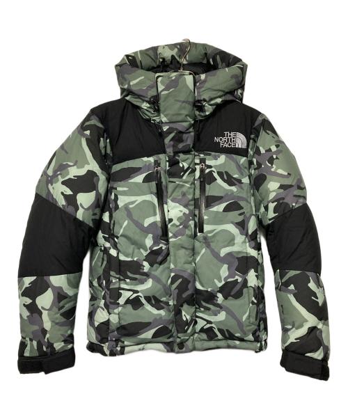 THE NORTH FACE（ザ ノース フェイス）THE NORTH FACE (ザ ノース フェイス) バルトロライトジャケット/ カモフラ柄ダウンジャケット グリーン×ブラック サイズ:XSの古着・服飾アイテム
