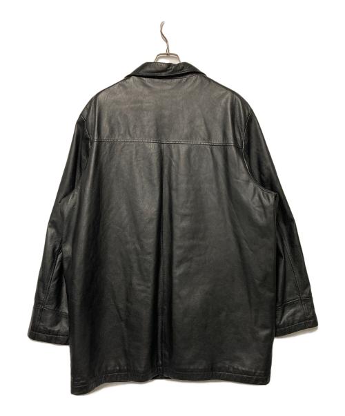 Wilson（ウィルソン）Wilson (ウィルソン) レザーコート ブラック サイズ:XLの古着・服飾アイテム