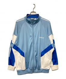 adidas（アディダス）の古着「トラックジャケット」｜スカイブルー×ホワイト