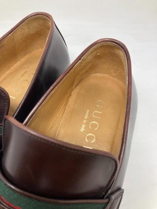 GUCCI（グッチ）GUCCI (グッチ) ローファー ブラウン サイズ:42の古着・服飾アイテム