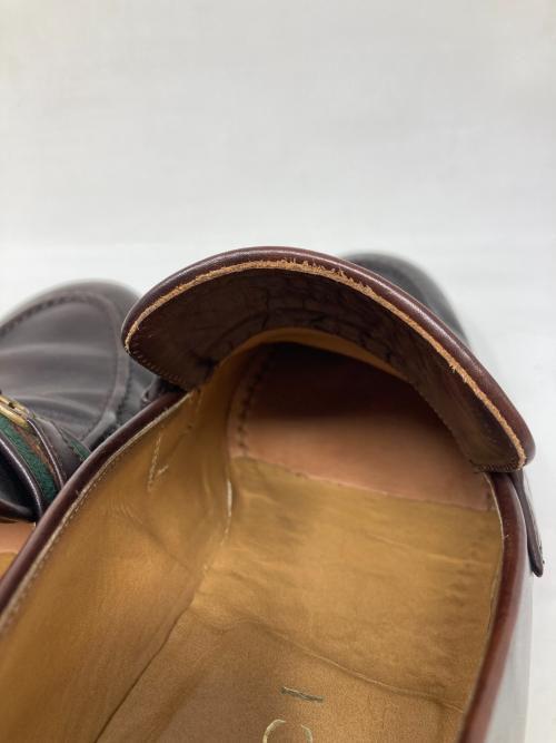 GUCCI（グッチ）GUCCI (グッチ) ローファー ブラウン サイズ:42の古着・服飾アイテム