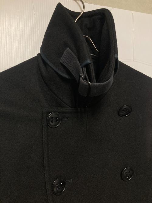 Yves Saint Laurent（イヴサンローラン）Yves Saint Laurent (イヴサンローラン) ウールPコート ブラック サイズ:-の古着・服飾アイテム