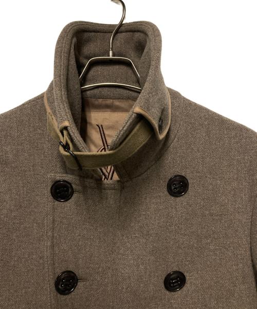 Yves Saint Laurent（イヴサンローラン）Yves Saint Laurent (イヴサンローラン) ウールPコート ブラウン サイズ:-の古着・服飾アイテム