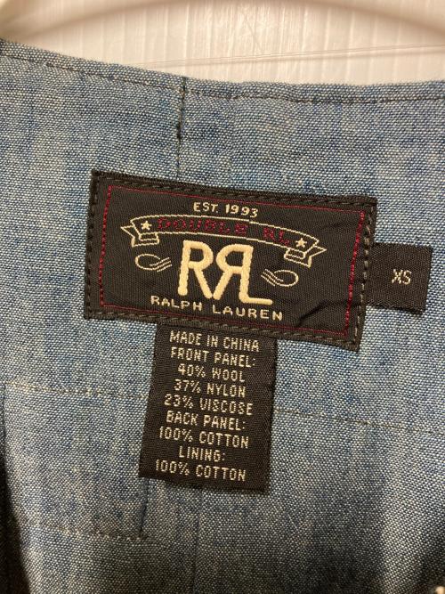 RRL（ダブルアールエル）RRL (ダブルアールエル) ベスト ブラウン サイズ:XSの古着・服飾アイテム