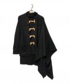 MIHARA YASUHIROミハラヤスヒロ）の古着「変形デザインダッフルコート」｜ブラック