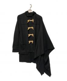 MIHARA YASUHIRO（ミハラヤスヒロ）の古着「変形デザインダッフルコート」｜ブラック