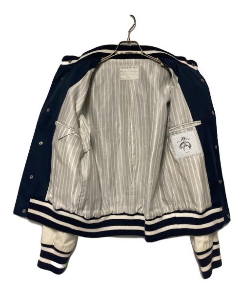 BROOKS BROTHERS（ブルックスブラザーズ）BROOKS BROTHERS (ブルックスブラザーズ) スタジャン ネイビー×ホワイト サイズ:Sの古着・服飾アイテム