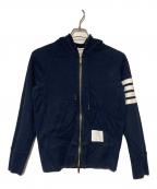 Thom Browneトムブラウン）の古着「ジップパーカー」｜ネイビー