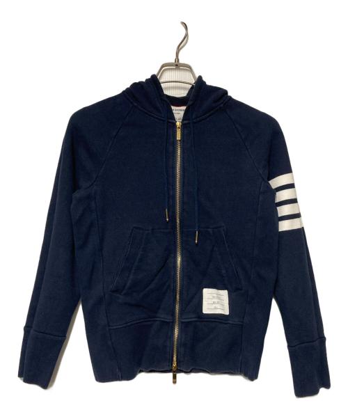Thom Browne（トムブラウン）Thom Browne (トムブラウン) ジップパーカー ネイビー サイズ:Sの古着・服飾アイテム