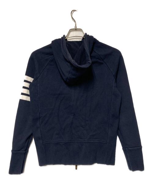 Thom Browne（トムブラウン）Thom Browne (トムブラウン) ジップパーカー ネイビー サイズ:Sの古着・服飾アイテム