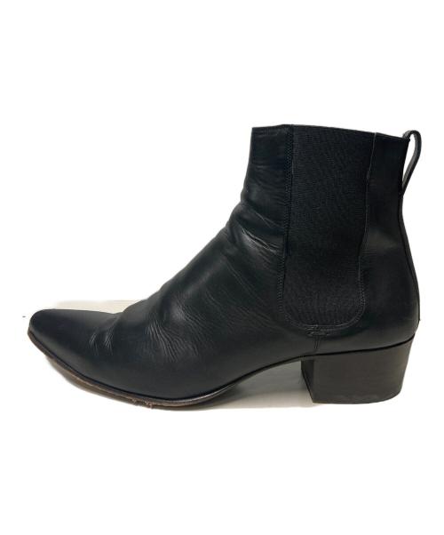 Yves Saint Laurent（イヴサンローラン）Yves Saint Laurent (イヴサンローラン) サイドゴアブーツ ブラック サイズ:42の古着・服飾アイテム