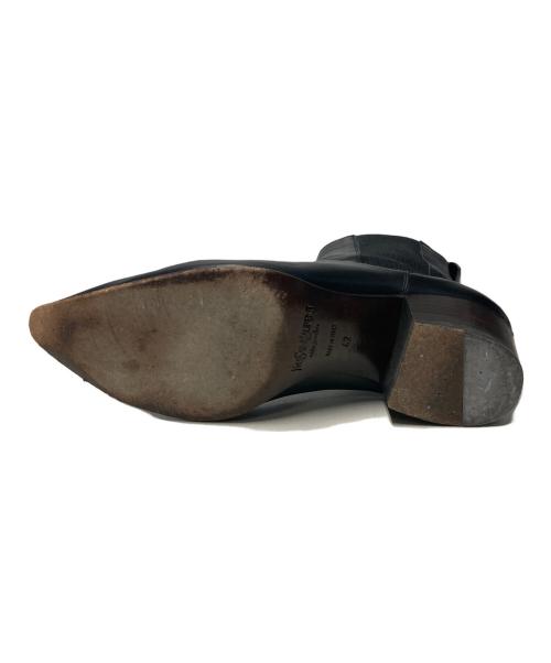 Yves Saint Laurent（イヴサンローラン）Yves Saint Laurent (イヴサンローラン) サイドゴアブーツ ブラック サイズ:42の古着・服飾アイテム