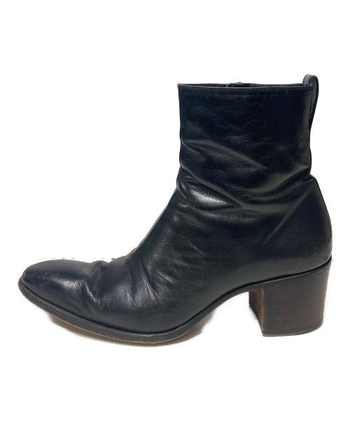 Yves Saint Laurent（イヴサンローラン）Yves Saint Laurent (イヴサンローラン) JONNY 65 ZIP BOOT / サイドジップブーツ ブラック サイズ:41の古着・服飾アイテム