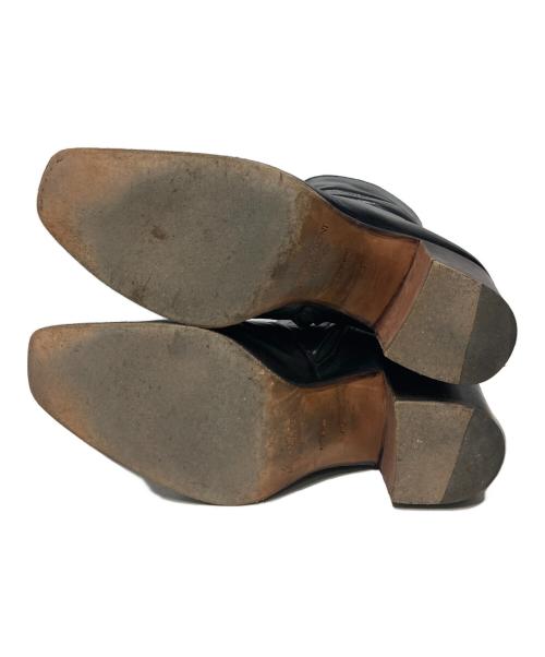 Yves Saint Laurent（イヴサンローラン）Yves Saint Laurent (イヴサンローラン) JONNY 65 ZIP BOOT / サイドジップブーツ ブラック サイズ:41の古着・服飾アイテム