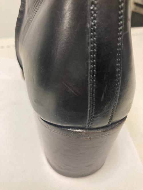 Yves Saint Laurent（イヴサンローラン）Yves Saint Laurent (イヴサンローラン) JONNY 65 ZIP BOOT / サイドジップブーツ ブラック サイズ:41の古着・服飾アイテム