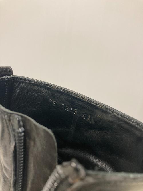 Yves Saint Laurent（イヴサンローラン）Yves Saint Laurent (イヴサンローラン) JONNY 65 ZIP BOOT / サイドジップブーツ ブラック サイズ:41の古着・服飾アイテム