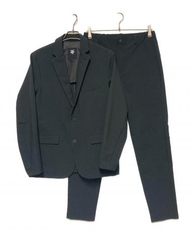 DESCENTE セットアップスーツ　デサント 中古・古着通販】DESCENTE (デサント) セットアップスーツ ブラック