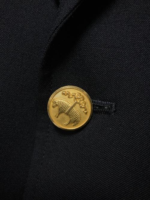 eYe COMME des GARCONS JUNYAWATANABE MAN（アイ コム デ ギャルソン ジュンヤ ワタナベ マン）eYe COMME des GARCONS JUNYAWATANABE MAN BROOKS BROTHERS (ブルックスブラザーズ) 3Bテーラードジャケット / 金釦ブレザー ネイビー サイズ:Sの古着・服飾アイテム