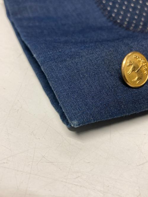 eYe COMME des GARCONS JUNYAWATANABE MAN（アイ コム デ ギャルソン ジュンヤ ワタナベ マン）eYe COMME des GARCONS JUNYAWATANABE MAN BROOKS BROTHERS (ブルックスブラザーズ) 3Bテーラードジャケット / 金釦ブレザー ネイビー サイズ:Sの古着・服飾アイテム