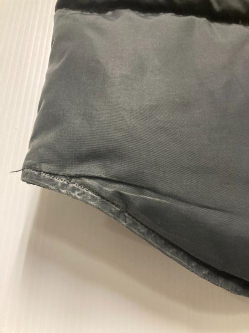 RRL（ダブルアールエル）RRL (ダブルアールエル) レザーヨークダウンベスト ブラック サイズ:XSの古着・服飾アイテム