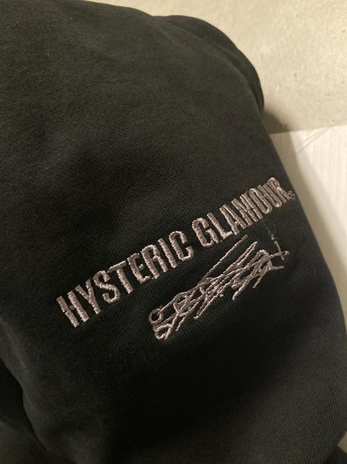 genzai（ゲンザイ）genzai (ゲンザイ) Hysteric Glamour (ヒステリックグラマー) Zip Hoodie / ジップパーカー ブラック サイズ:Lの古着・服飾アイテム