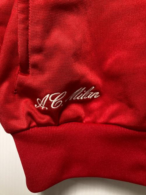 adidas（アディダス）adidas (アディダス) ACミラン / トラックジャケット レッド×ブラック サイズ:Sの古着・服飾アイテム