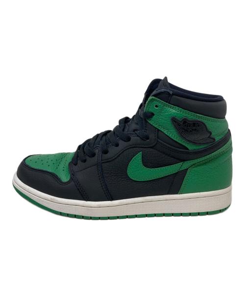 NIKE（ナイキ）NIKE (ナイキ) AIR JORDAN1 RETRO HIGH OG ブラック×グリーン サイズ:US10の古着・服飾アイテム