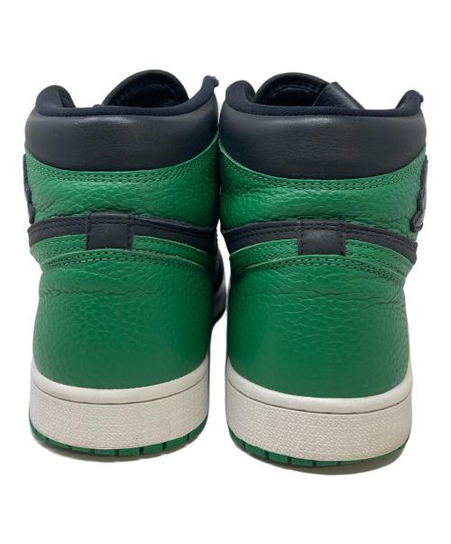NIKE（ナイキ）NIKE (ナイキ) AIR JORDAN1 RETRO HIGH OG ブラック×グリーン サイズ:US10の古着・服飾アイテム