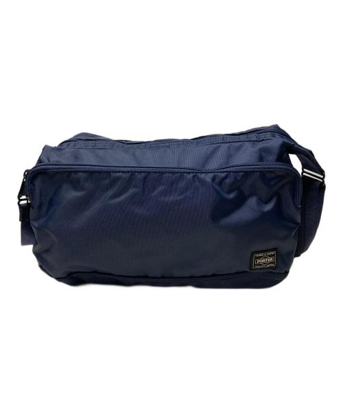 PORTER（ポーター）PORTER (ポーター) FLASH / ナイロンショルダーバッグ ネイビーの古着・服飾アイテム