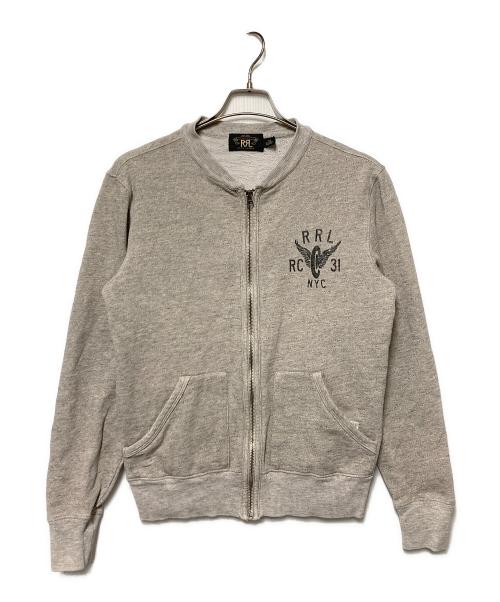 RRL（ダブルアールエル）RRL (ダブルアールエル) スウェットジップジャケット グレー サイズ:XSの古着・服飾アイテム