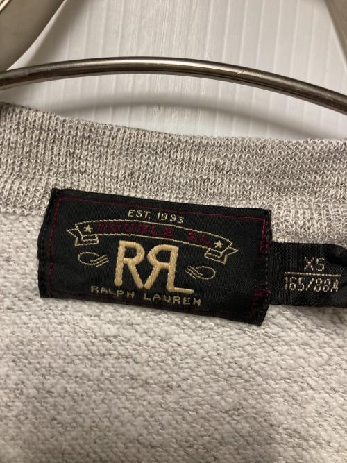 RRL（ダブルアールエル）RRL (ダブルアールエル) スウェットジップジャケット グレー サイズ:XSの古着・服飾アイテム