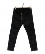 DSQUARED2ディースクエアード）の古着「ストレッチスキニーデニムパンツ」｜ブラック