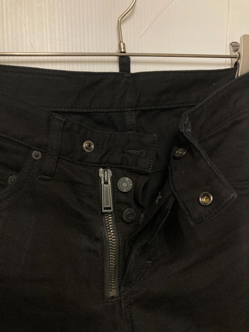 DSQUARED2（ディースクエアード）DSQUARED2 (ディースクエアード) ストレッチスキニーデニムパンツ ブラック サイズ:44の古着・服飾アイテム