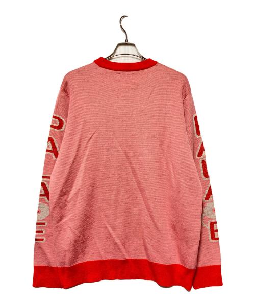PALACE（パレス）PALACE (パレス) COSY KNIT / クルーネックニット ピンク サイズ:XLの古着・服飾アイテム