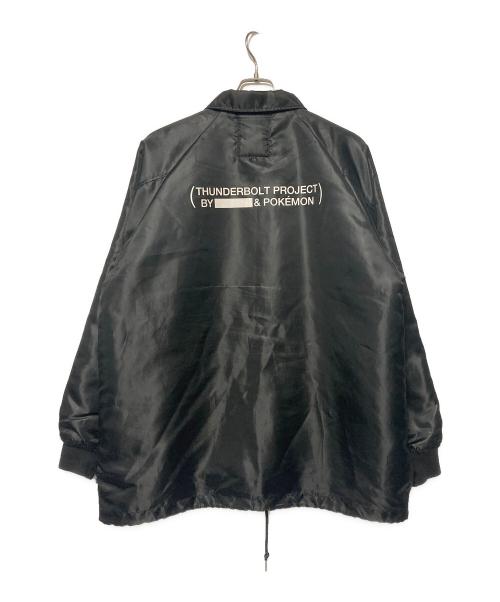 FRAGMENT DESIGN（フラグメントデザイン）FRAGMENT DESIGN (フラグメントデザイン) pokemon (ポケモン) 裏ボアコーチジャケット / THUNDERBOLT PROJECT ブラック サイズ:4の古着・服飾アイテム
