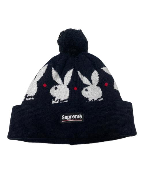 SUPREME（シュプリーム）SUPREME (シュプリーム) PLAY BOY (プレイボーイ) Beanie / コラボニットキャップ ブラックの古着・服飾アイテム