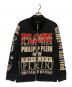 PHILIPP PLEIN HOMME（フィリップレインオム）の古着「スウェットトラックジャケット」｜ブラック