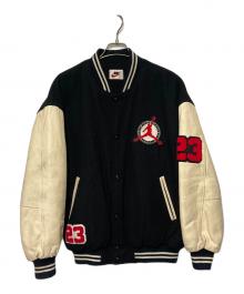 NIKE（ナイキ）の古着「スタジャン」｜ブラック×アイボリー