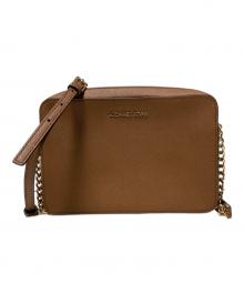 MICHAEL KORS（マイケル・コース）の古着「レザーショルダーバッグ」｜ブラウン