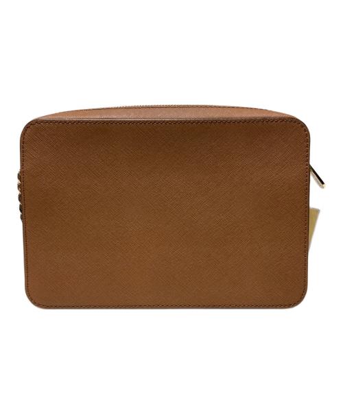 MICHAEL KORS（マイケル・コース）MICHAEL KORS (マイケル・コース) レザーショルダーバッグ ブラウン 未使用品の古着・服飾アイテム