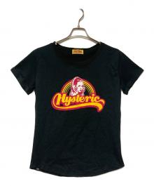 Hysteric Glamour（ヒステリックグラマー）の古着「LIVING IN THE RAINBOW Tシャツ」｜ブラック