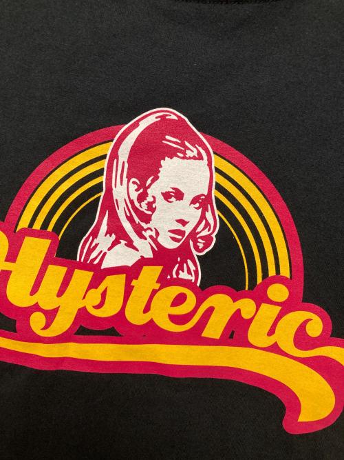 Hysteric Glamour（ヒステリックグラマー）Hysteric Glamour (ヒステリックグラマー) LIVING IN THE RAINBOW Tシャツ ブラック サイズ:Fの古着・服飾アイテム